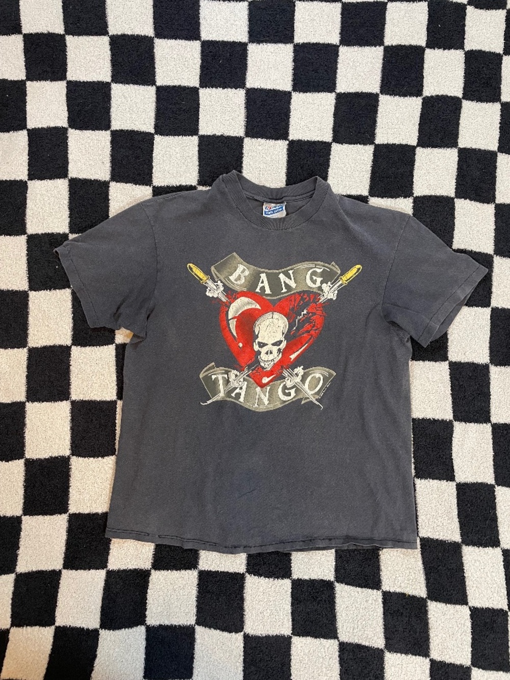vintage bang tango 1989 physcho cafe tour shirt size large made in usa